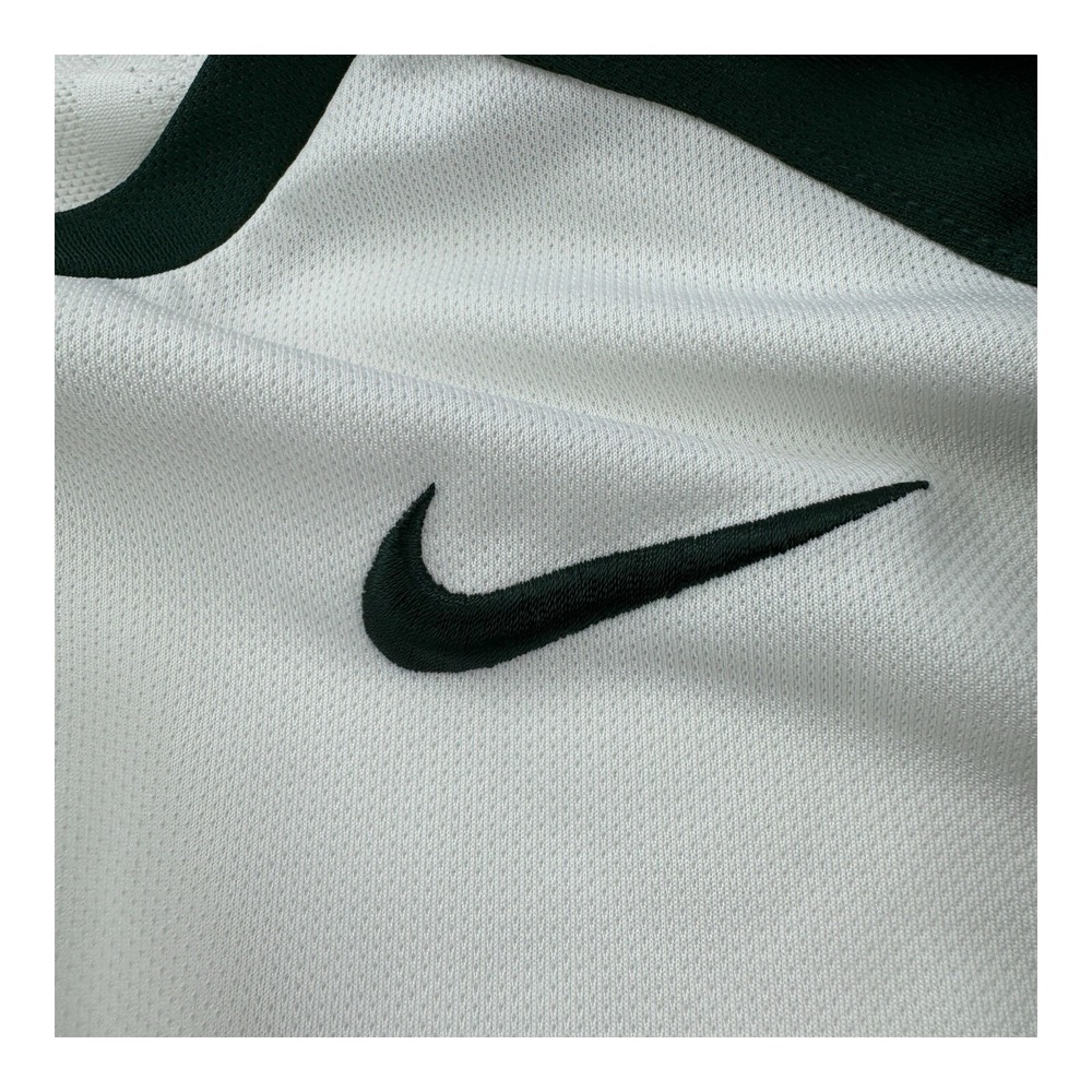 Nike Medium Michigan State Spartans Elite Green & White Long Sleeve DriFit Shirt - Picture 4 of 7